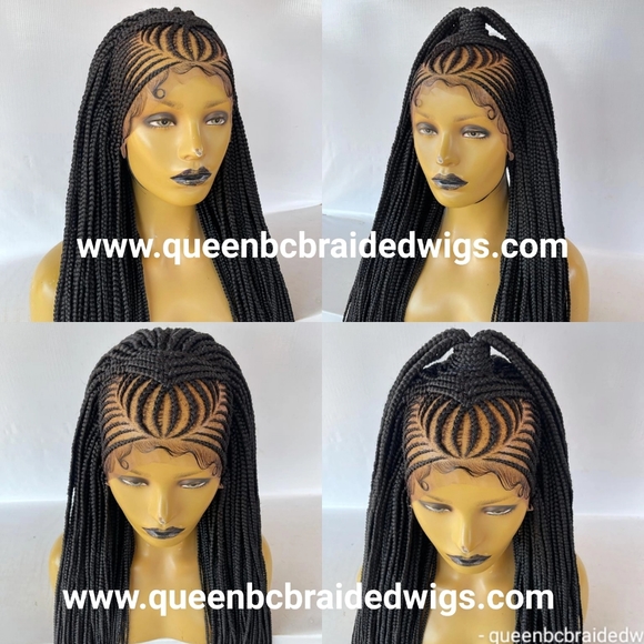 Cornrow braided wig - Picture 4 of 7